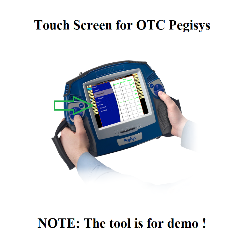 Touch Screen Digitizer Replacement for OTC Pegisys 3825J Scanner